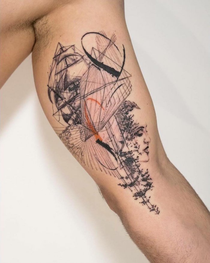 геометрические татуировки