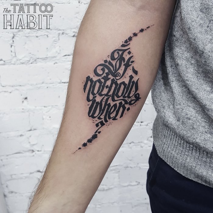 тату на предплечье для девушек