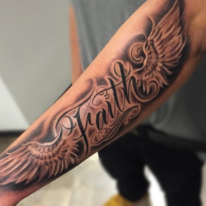 тату на предплечье