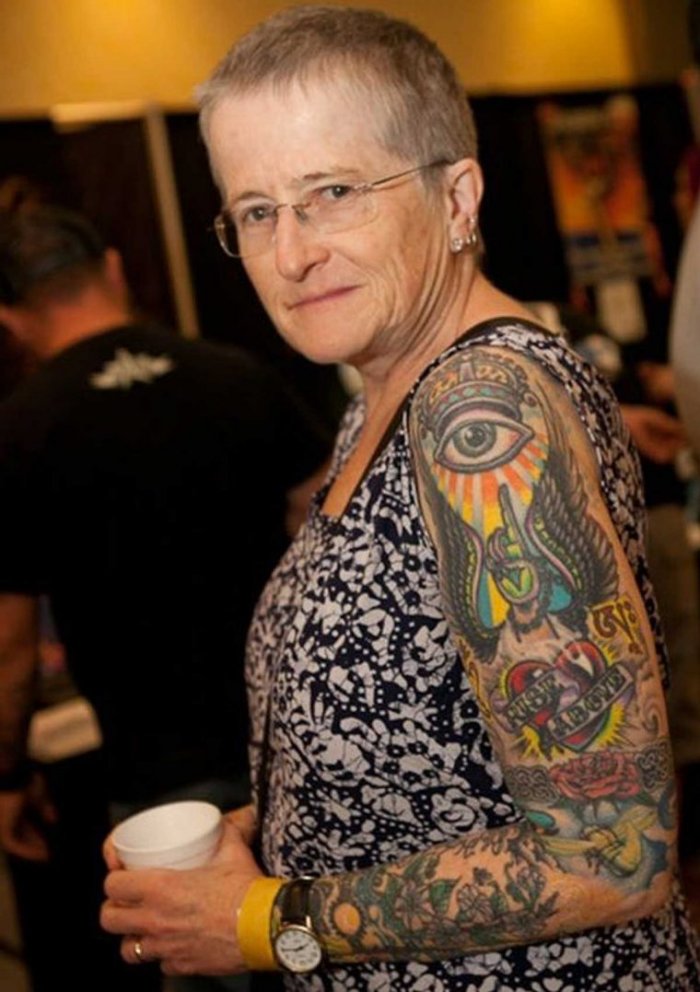 бабушки с татуировками