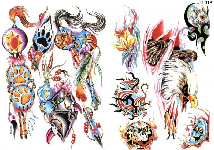 цветные эскизы