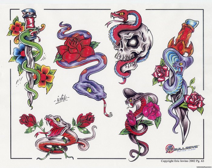 эскизы татуировок цветные