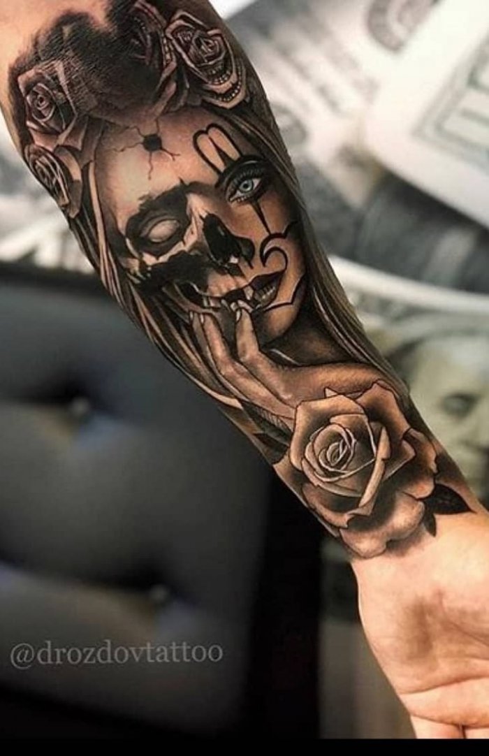 татуировки в стиле чикано