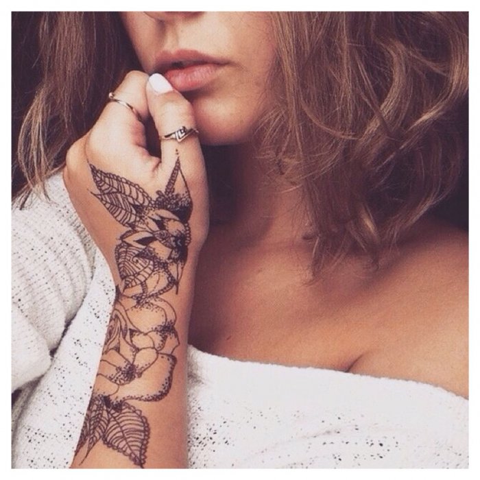 татуировки для девушек на руке