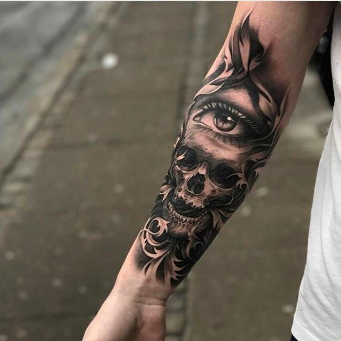 татуировка на предплечье