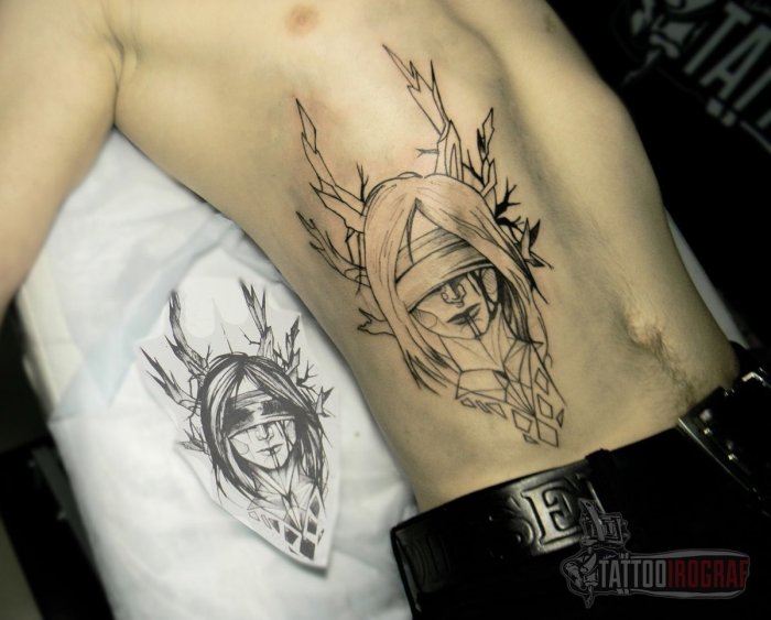 мужские тату