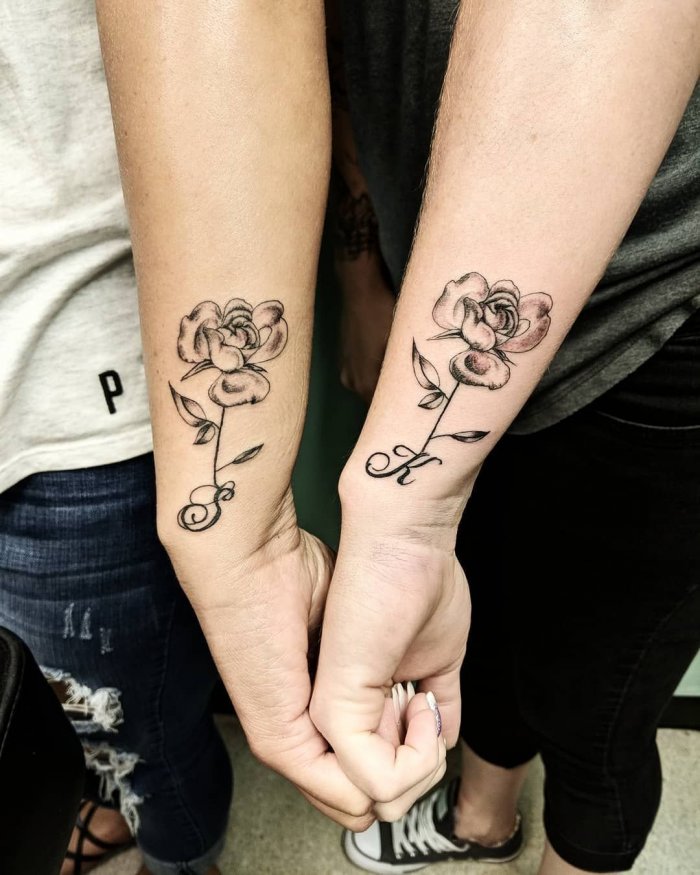 парные тату