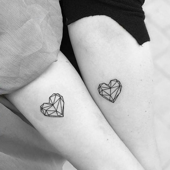 маленькие парные татуировки