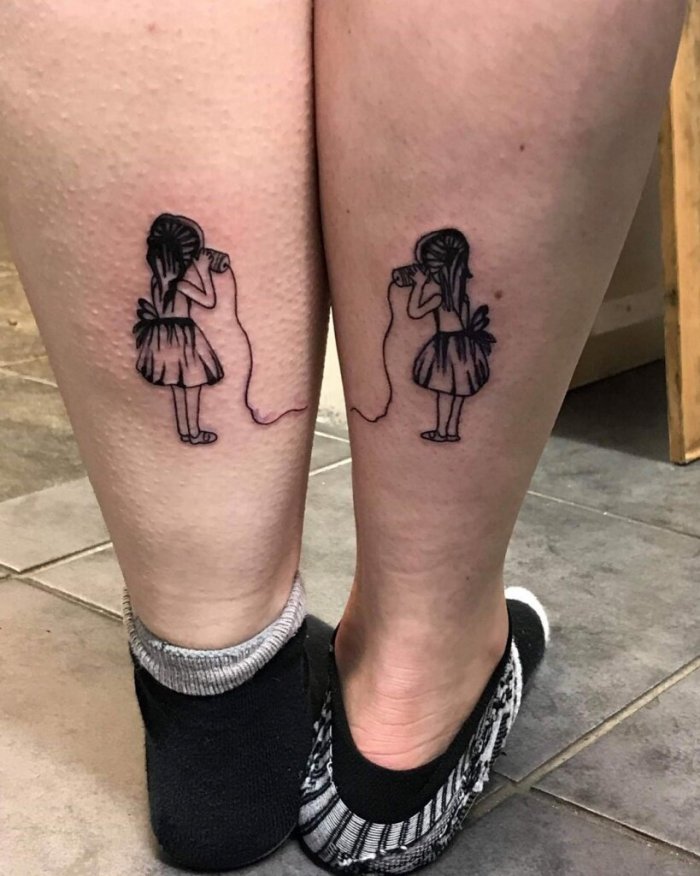 парные татуировки