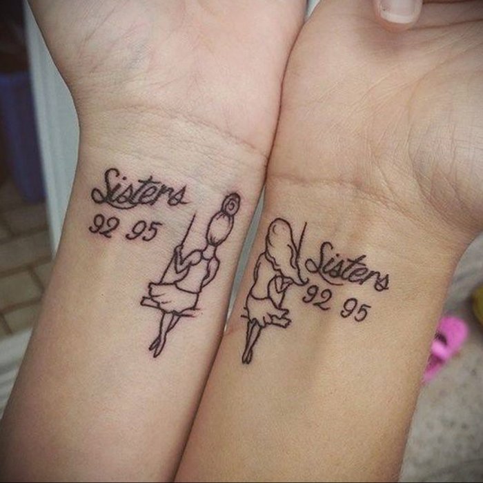 парные татуировки