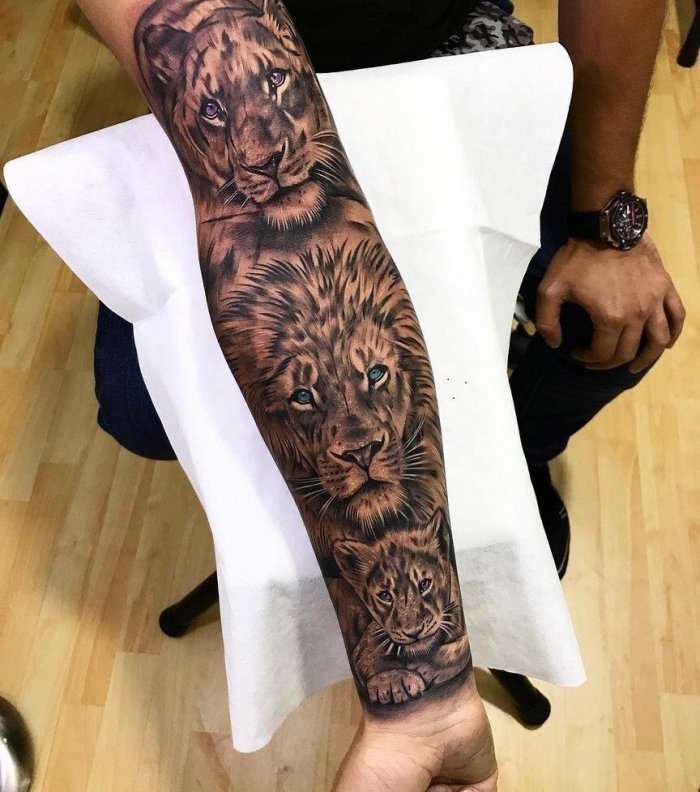 мужские татуировки на предплечье