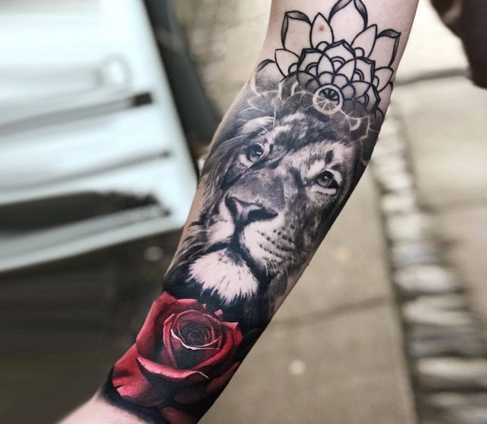 мужские татуировки на предплечье