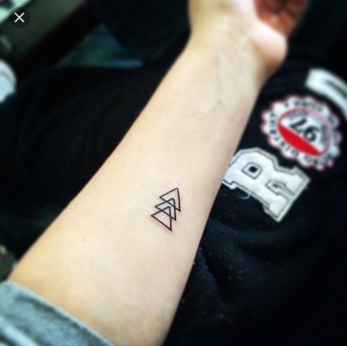 татухи на руку мужские маленькие