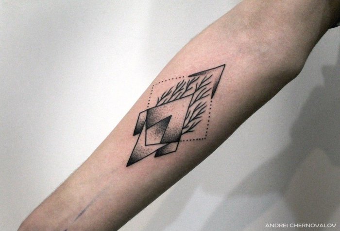 геометрические татуировки
