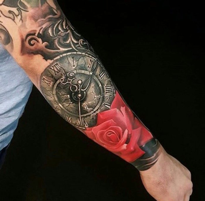 мужские татуировки на предплечье
