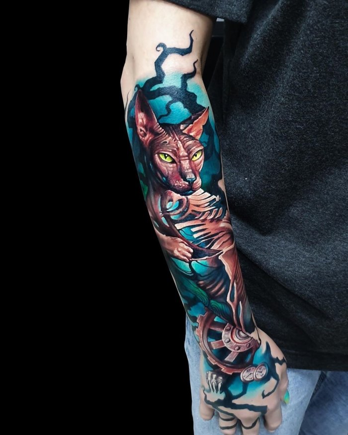 тату на предплечье