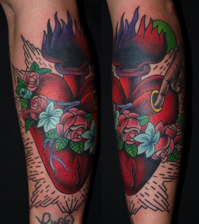 цветные татуировки