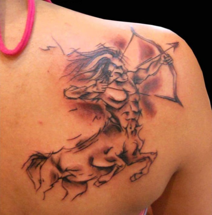 татуировка стрелец