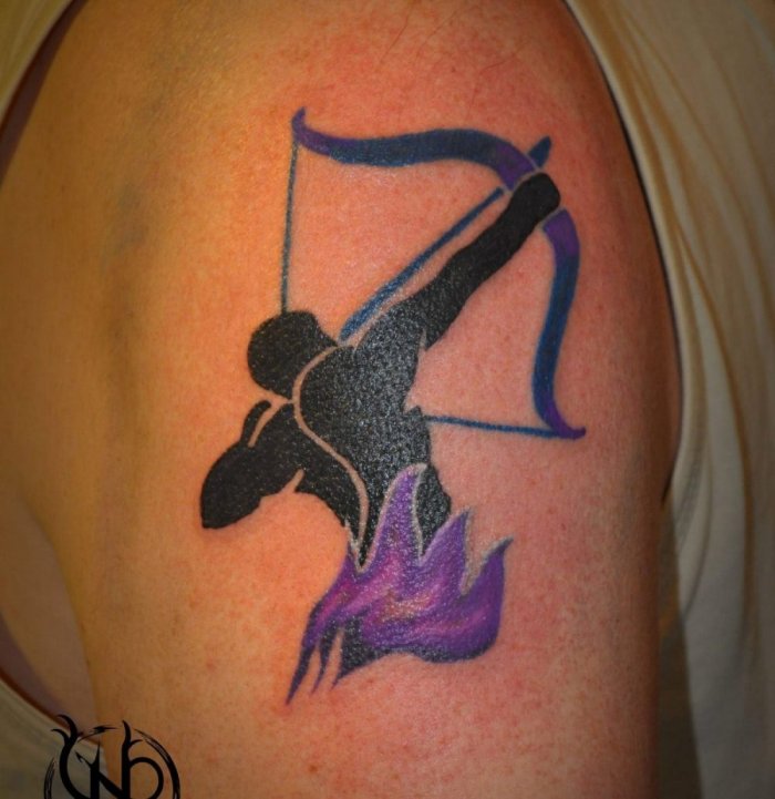 татуировка стрелец для мужчин