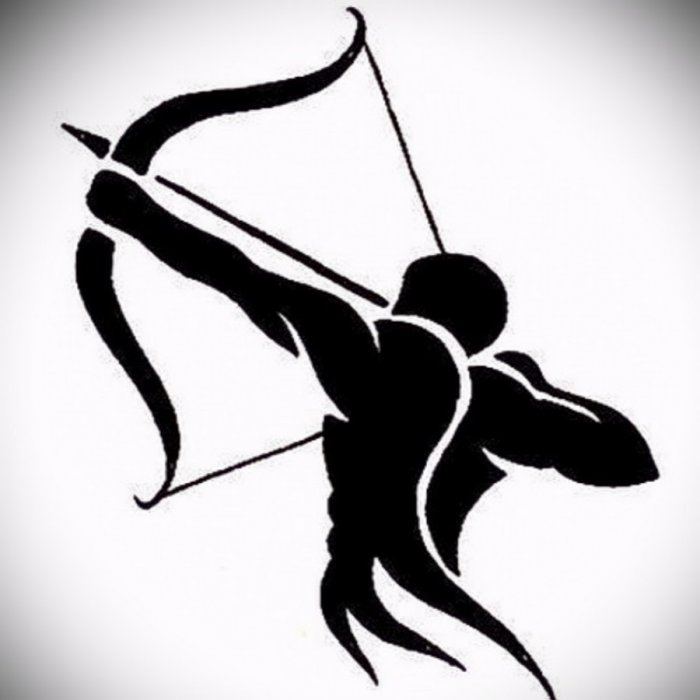 стрелец силуэт