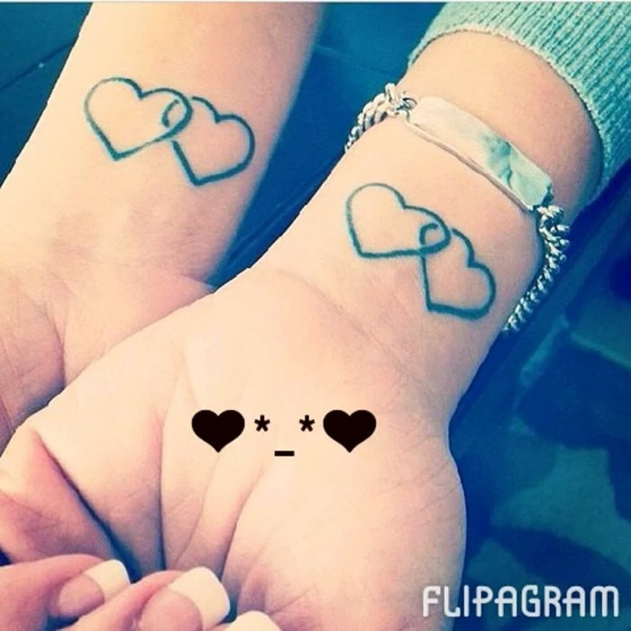 парные татуировки