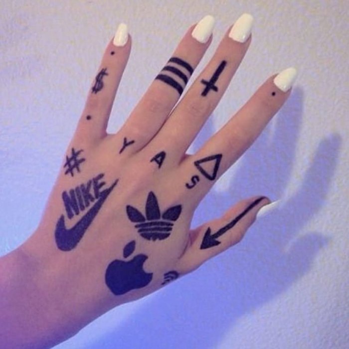 рисунки хной