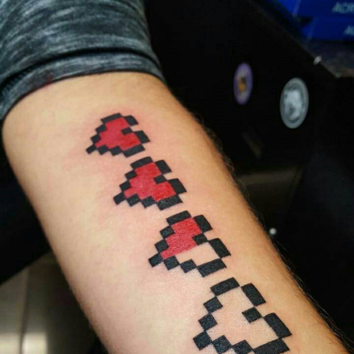 пиксельные тату