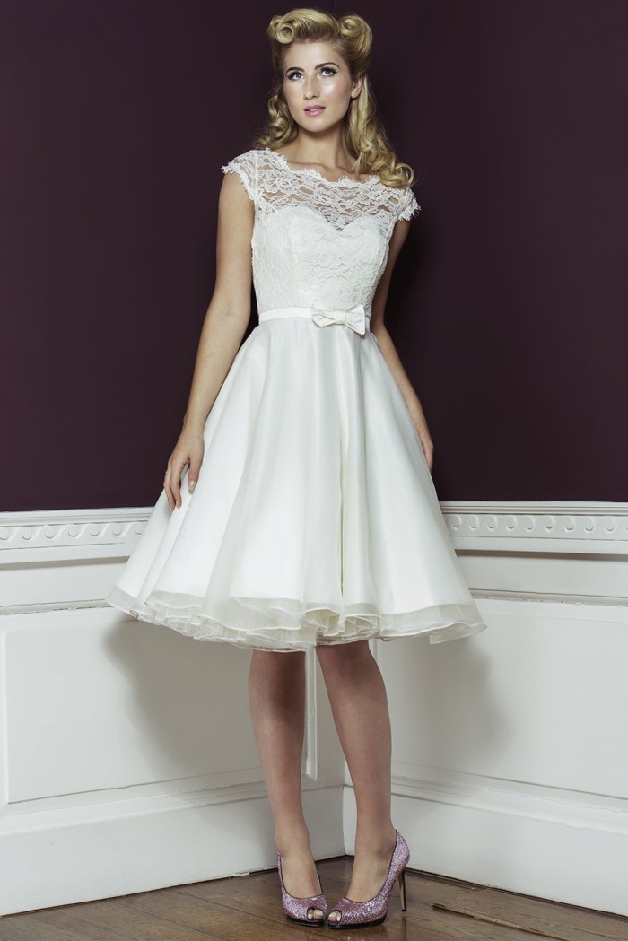 Свадебное платье в стиле 50-х