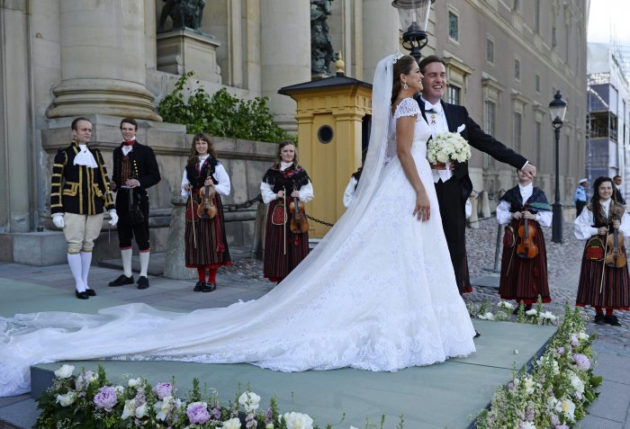 Свадебное платье шведской принцессы