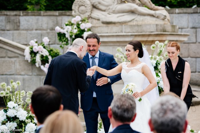 Wedding Ceremony in old Castle