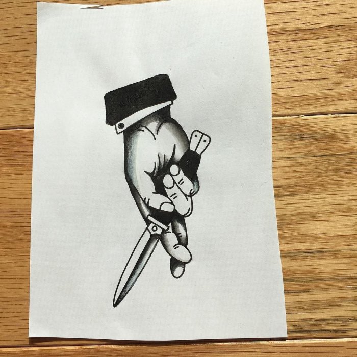 Trust no one Татуировка