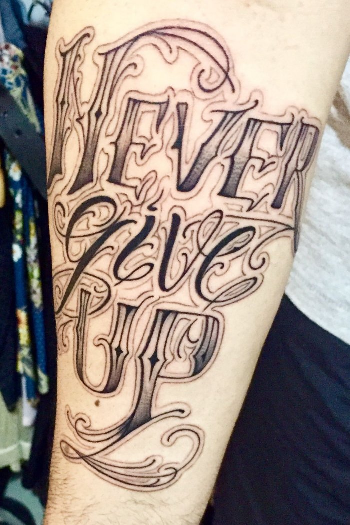 Тату Невер ГИВ ап