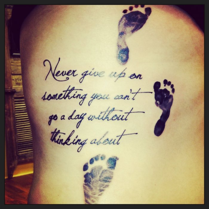 Татуировка never you