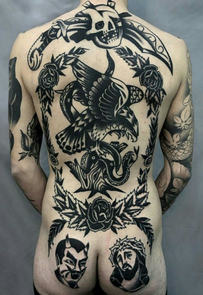 Черные тату