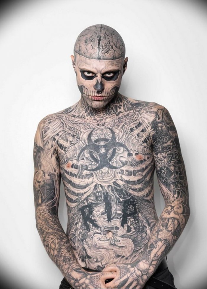 Человек зомби Рик Дженест