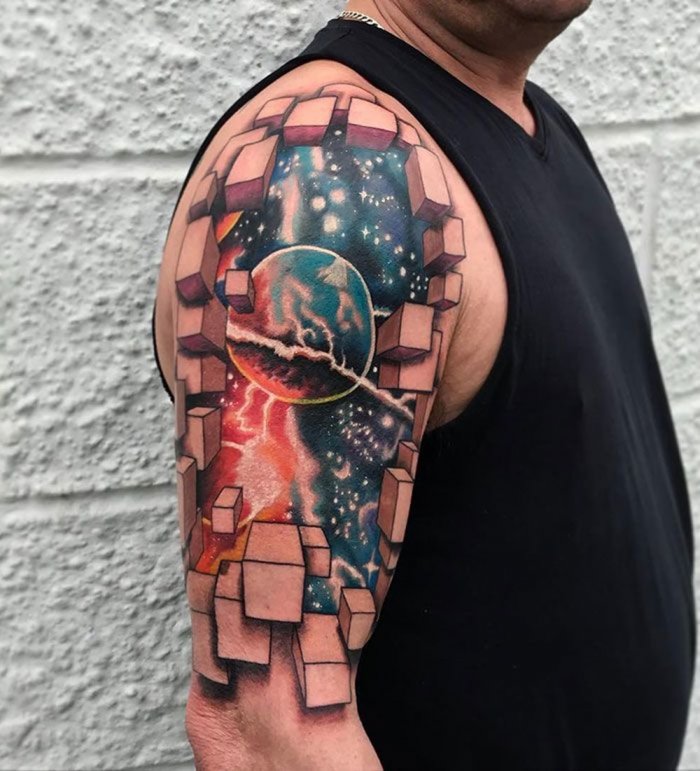 Объемные тату