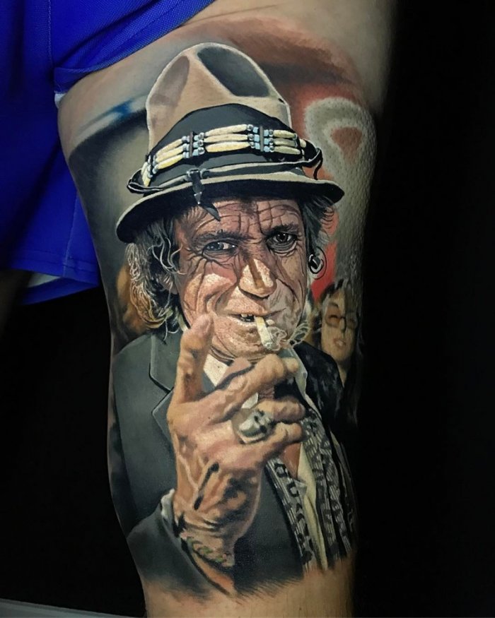 Тату с Keith Richards