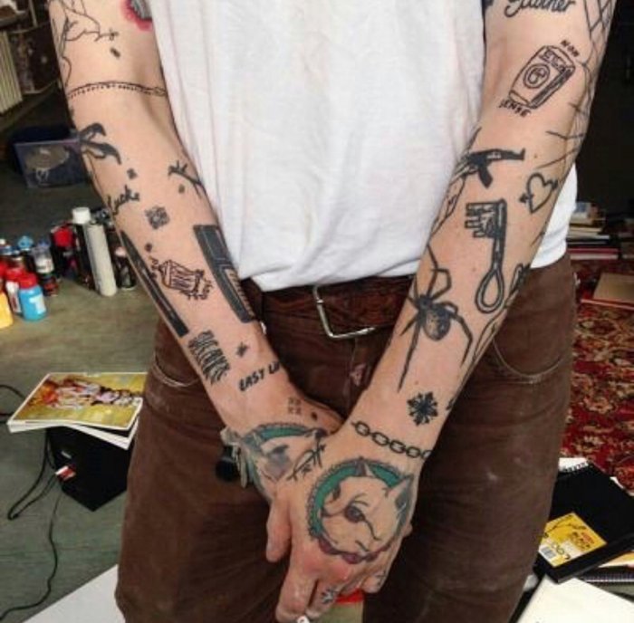 Татуировки в стиле гранж