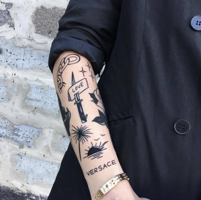 Молодежные тату