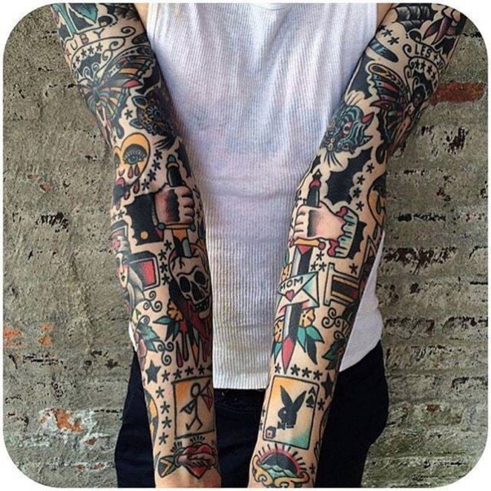 Рукав в олдскуле