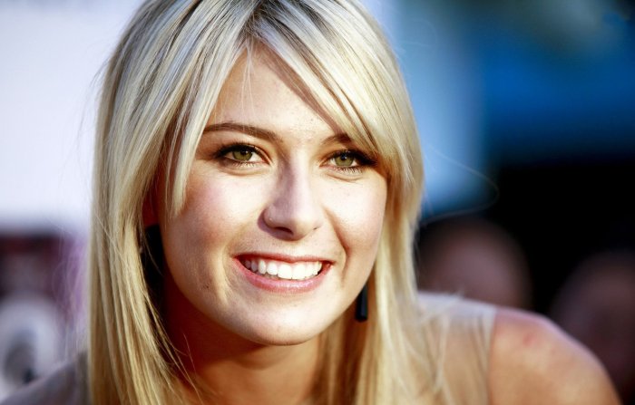 Мария Шарапова улыбка