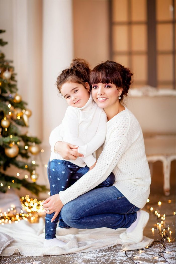 Новогодняя фотосессия в студии