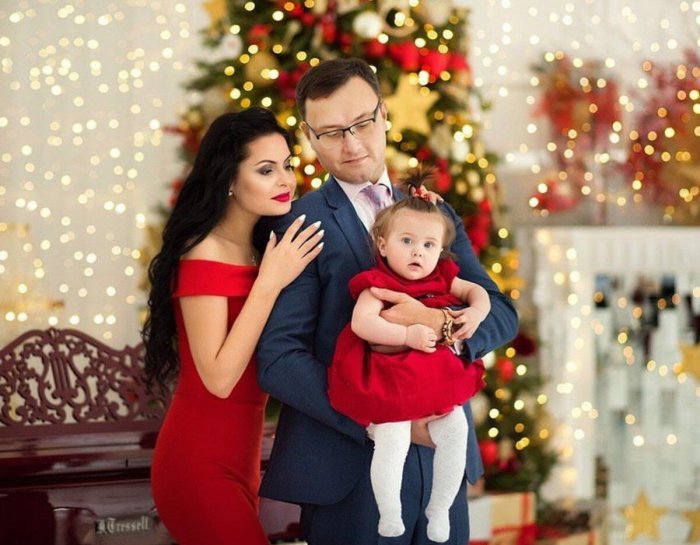 Новогодняя фотосессия семейная образы