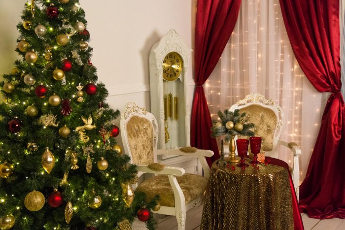 Украсить настоящую елку на новый год 2021