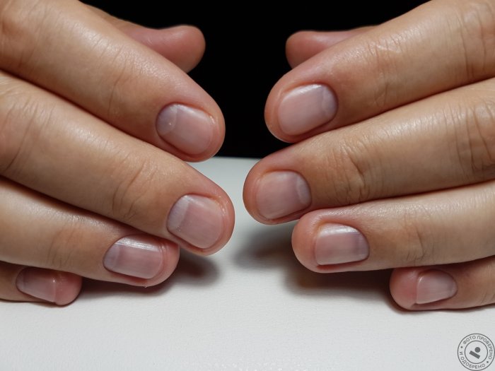 Мужской комбинированный маникюр