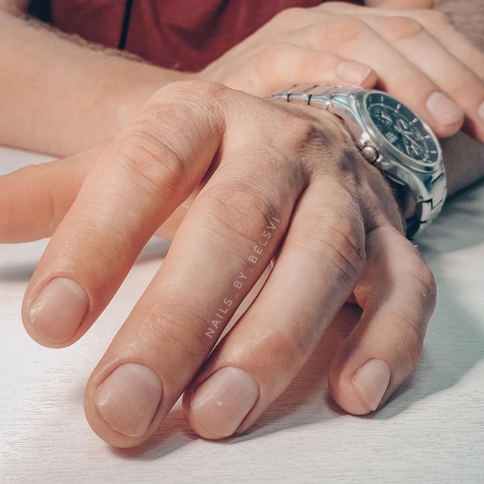 Мужской маникюр дединсайд