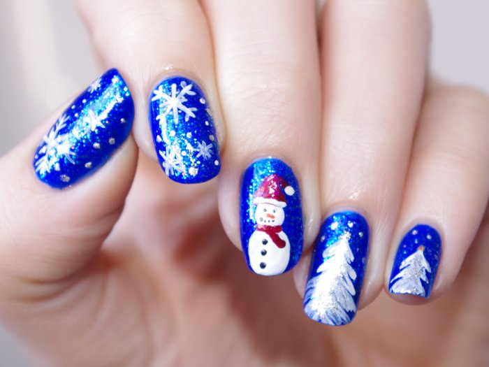 Оригинальный маникюр на новый год