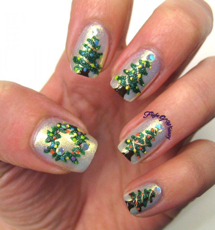 Зимний маникюр