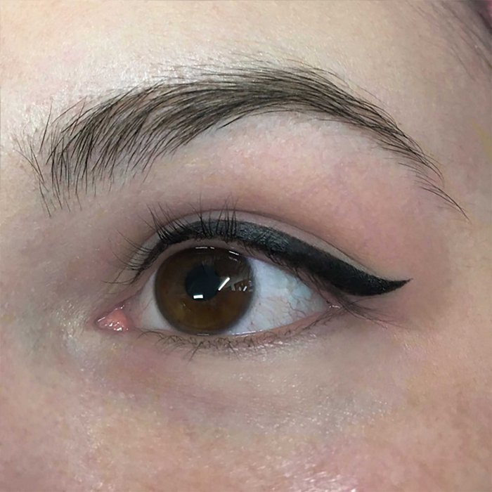 Перментальный макияж век