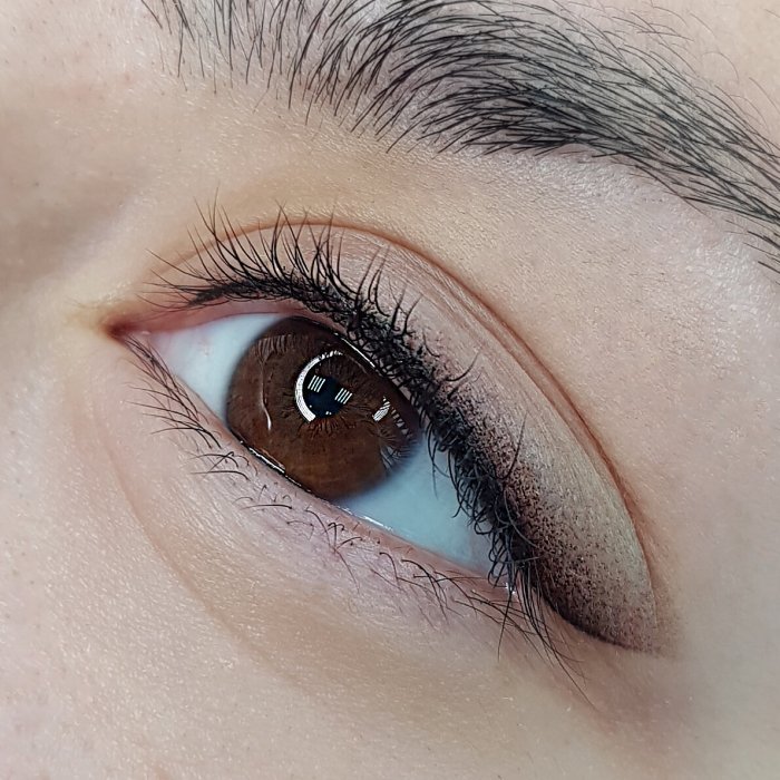 Перманентный макияж век межресничка